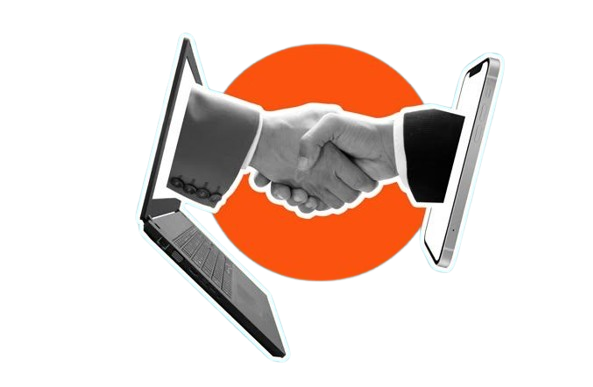 An illustration depicting a partnership concept, featuring diverse hands coming together to form a supportive network. The design emphasizes collaboration, trust, and mutual growth, with vibrant colors and dynamic shapes that convey a sense of unity and shared purpose.